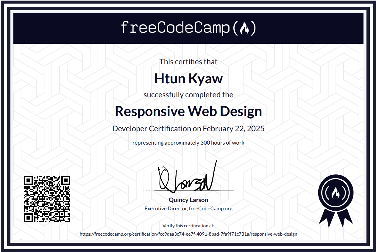 Responsive Web Design Badge